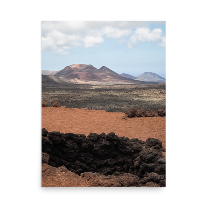 Tirage photo de Lanzarote "Timanfaya volcanos in Lanzarote" - Îles Canaries - The Artistic Way