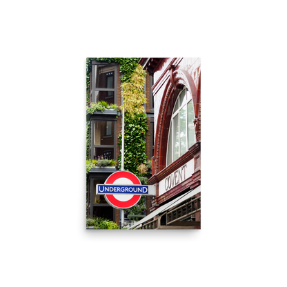 Tirage photo de Londres "Green Garden Coven Underground" - London - The Artistic Way