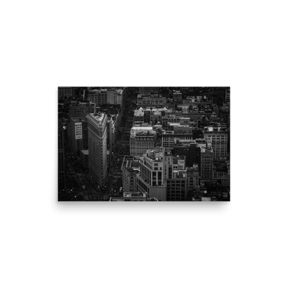 Tirage photo de New York "Flatiron District from the Empire" - NY - The Artistic Way