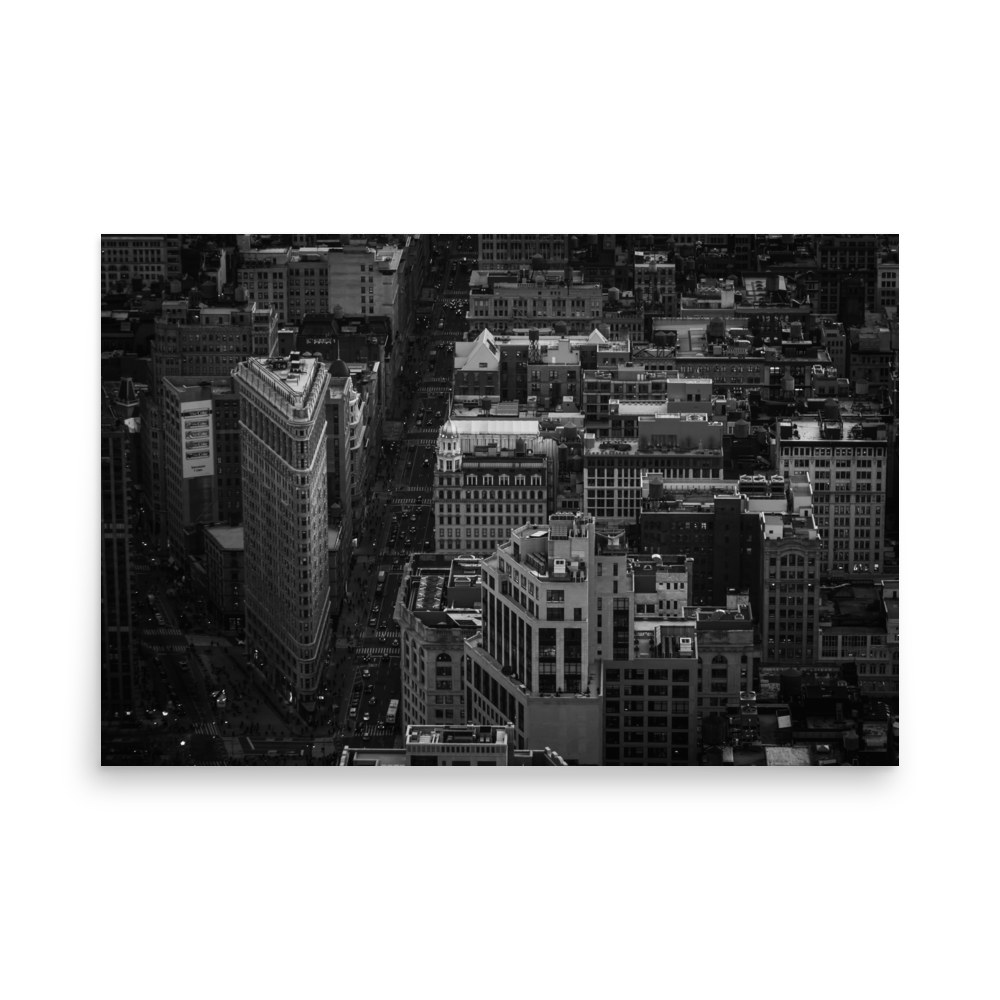 Tirage photo de New York "Flatiron District from the Empire" - NY - The Artistic Way