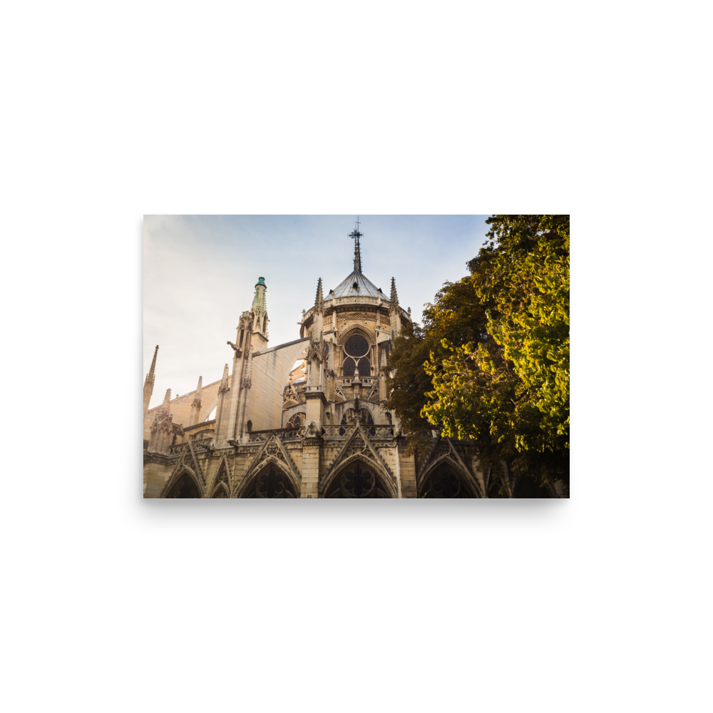 Tirage photo de Paris "Back of Notre-Dame" - Paris - The Artistic Way