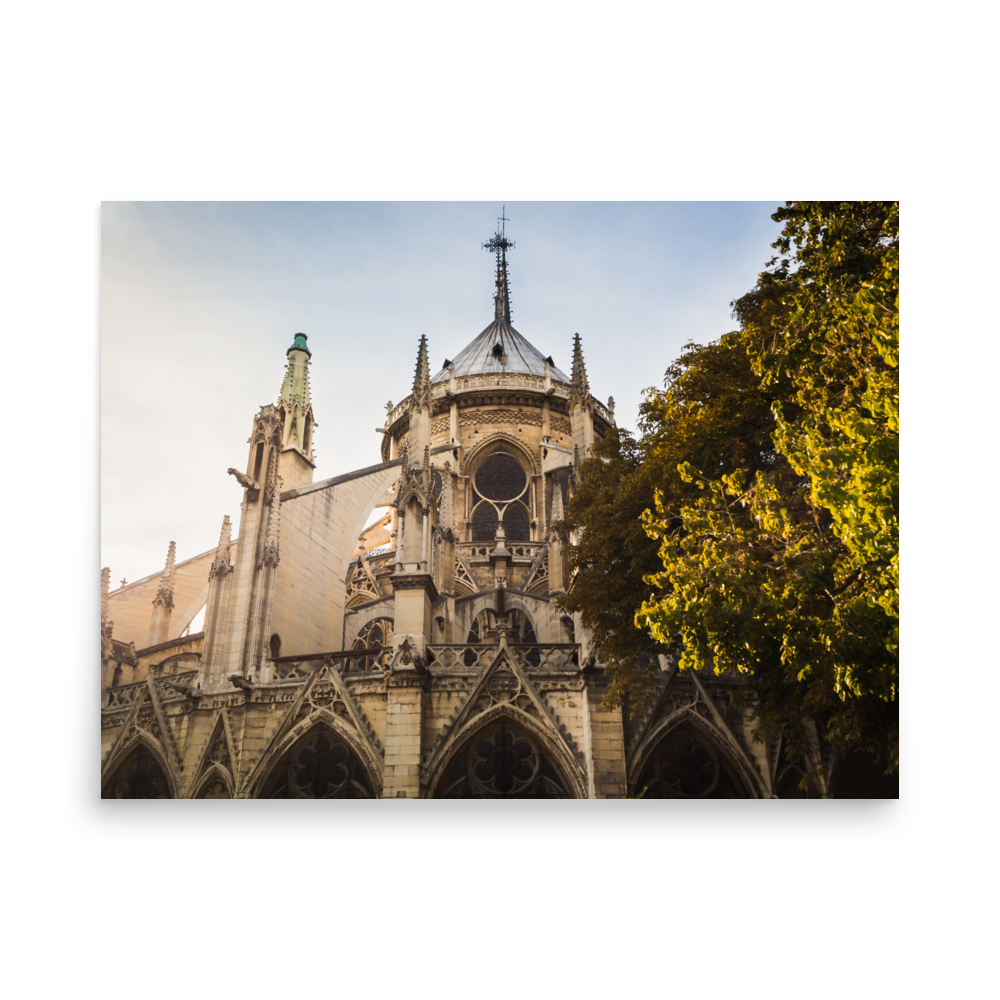 Tirage photo de Paris "Back of Notre-Dame" - Paris - The Artistic Way