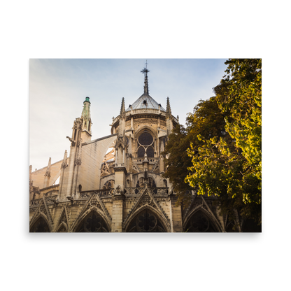 Tirage photo de Paris "Back of Notre-Dame" - Paris - The Artistic Way