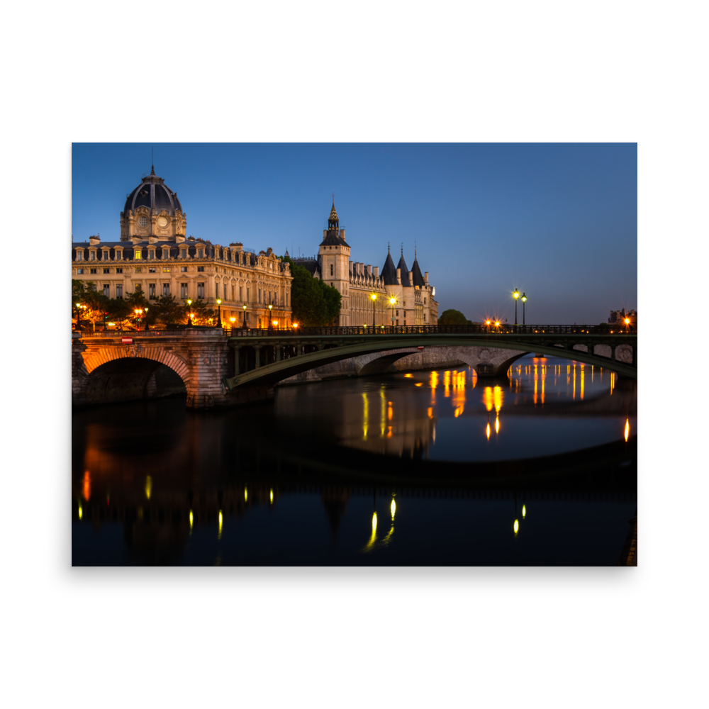 Tirage photo de Paris "Blue Conciergerie" - Paris - The Artistic Way