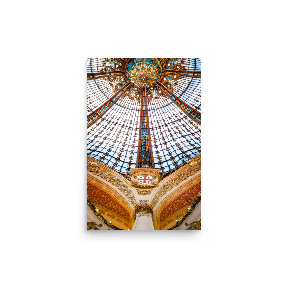 Tirage photo de Paris "Golden dome Lafayette" - Paris - The Artistic Way