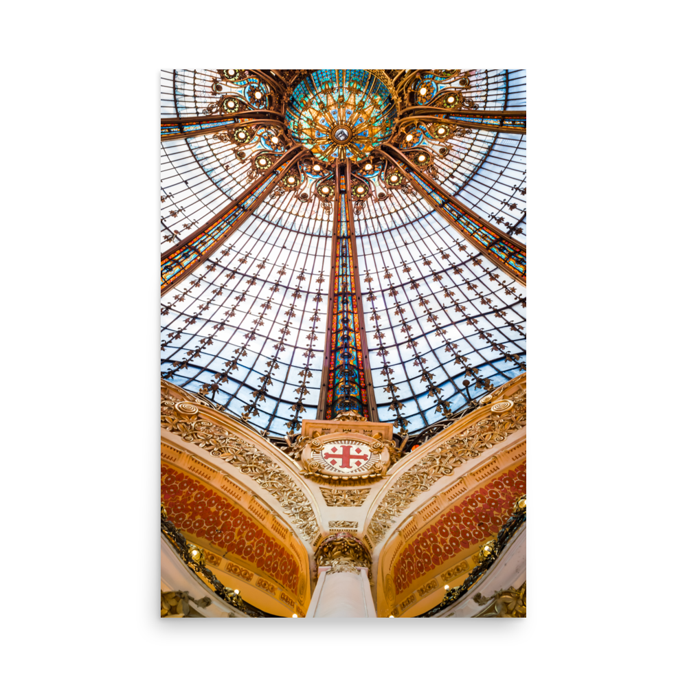 Tirage photo de Paris "Golden dome Lafayette" - Paris - The Artistic Way