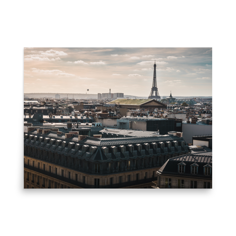 Tirage photo de Paris "Les toits de Paris" - Paris - The Artistic Way