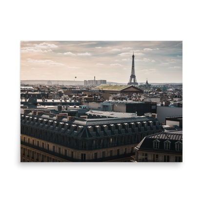 Tirage photo de Paris "Les toits de Paris" - Paris - The Artistic Way