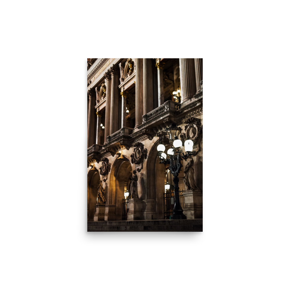 Tirage photo de Paris "Night at the Opera Garnier" - Paris - The Artistic Way