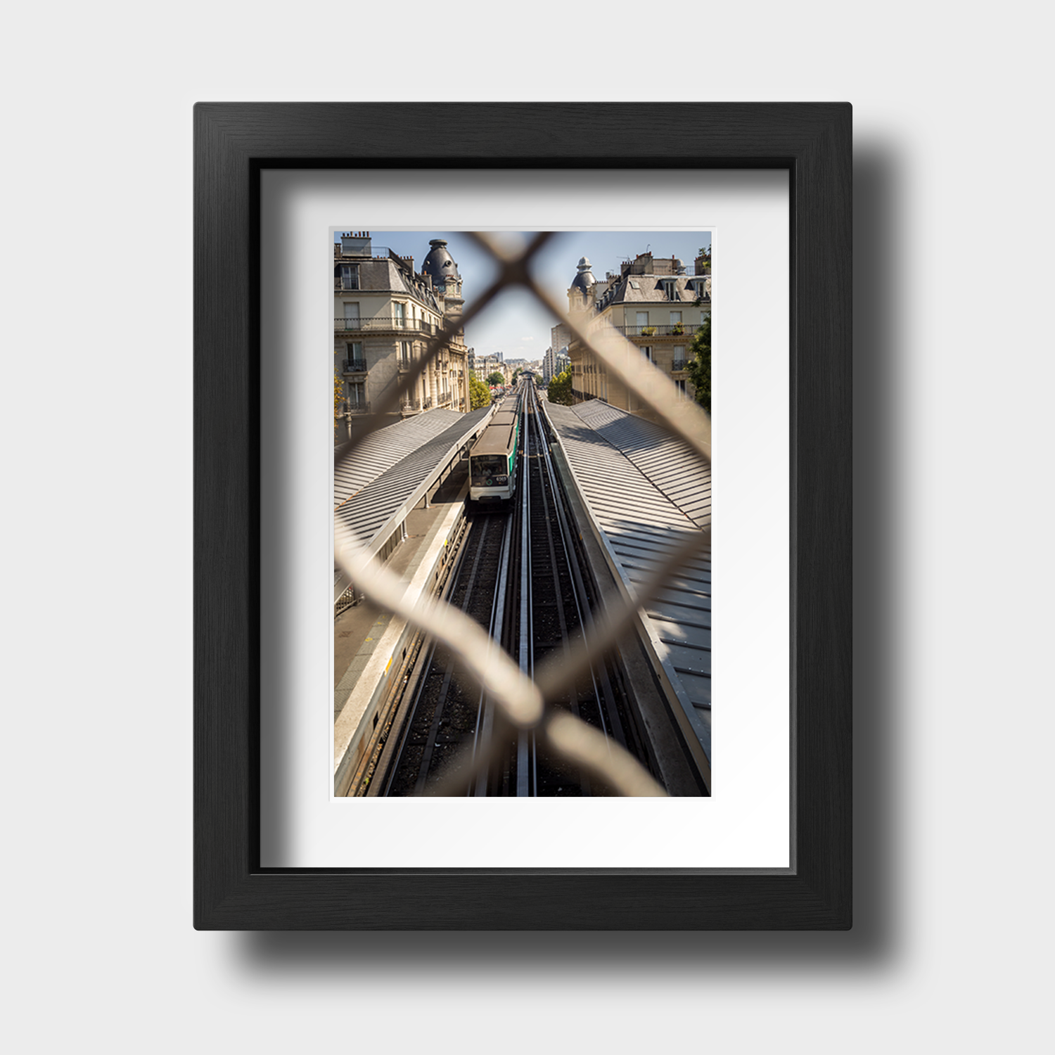 Tirage photo de Paris "Paris Aerial Metro" - Paris - The Artistic Way