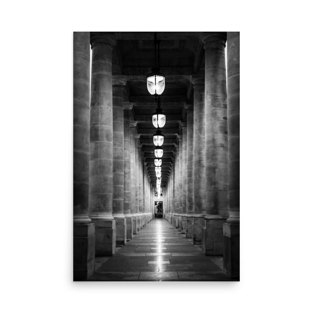 Tirage photo de Paris "Royal way of the Palais Royal" - Paris - The Artistic Way