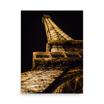 Tirage photo de Paris "Tour Illuminée" - Paris - The Artistic Way
