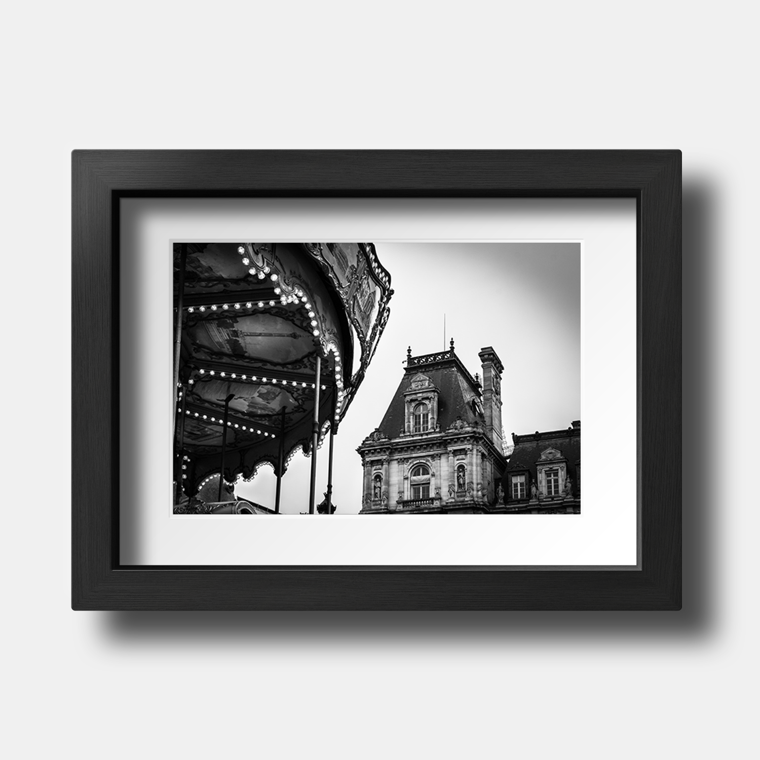 Tirage photo de Paris "Carrousel de l'Hôtel de Ville" - Paris - The Artistic Way