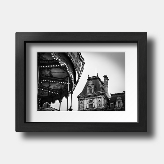 Tirage photo de Paris "Carrousel de l'Hôtel de Ville" - Paris - The Artistic Way