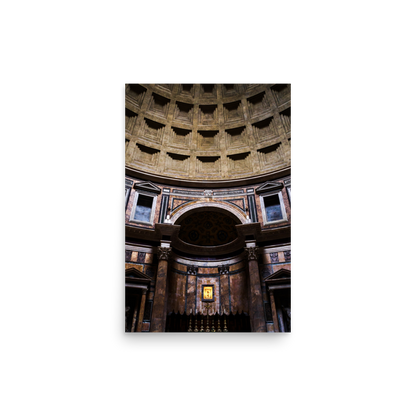 Tirage Photo de Rome "Altar of the Pantheon in Rome" - Rome - The Artistic Way