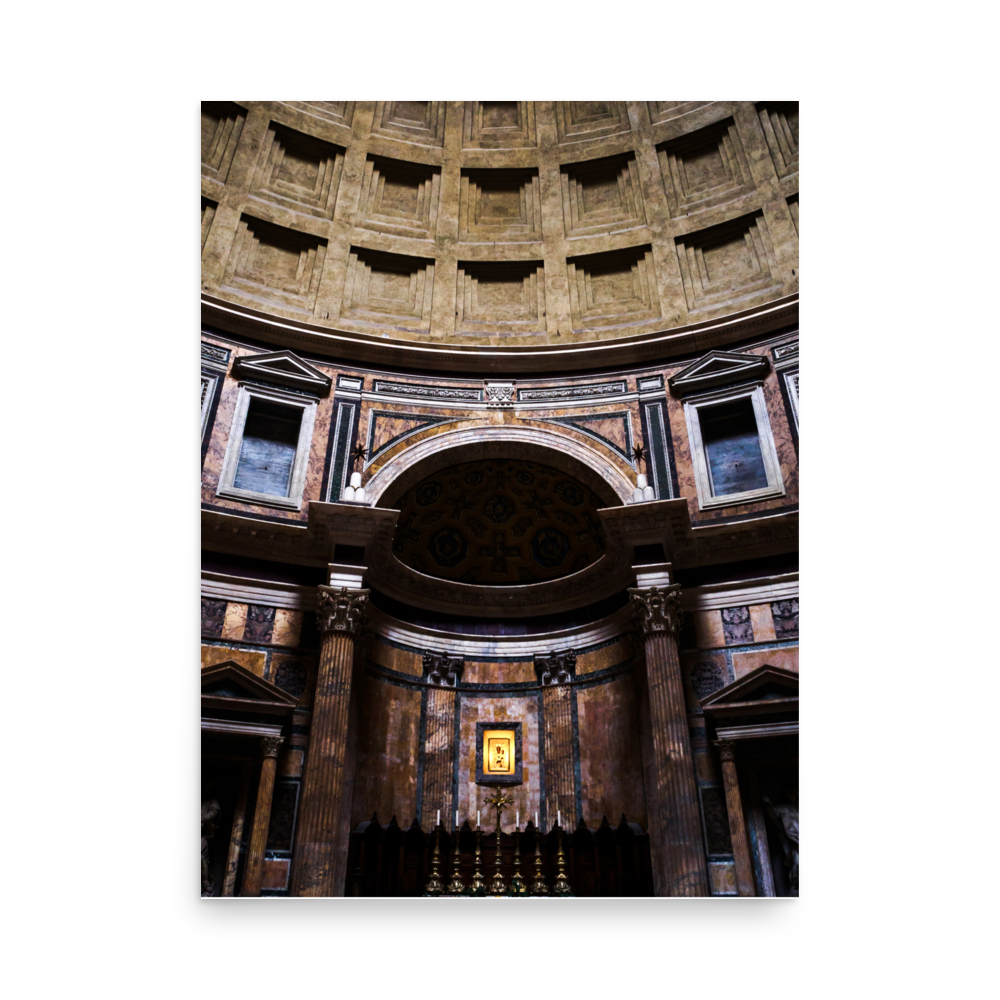 Tirage Photo de Rome "Altar of the Pantheon in Rome" - Rome - The Artistic Way