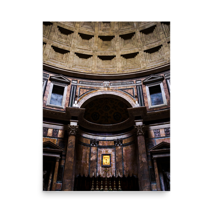 Tirage Photo de Rome "Altar of the Pantheon in Rome" - Rome - The Artistic Way