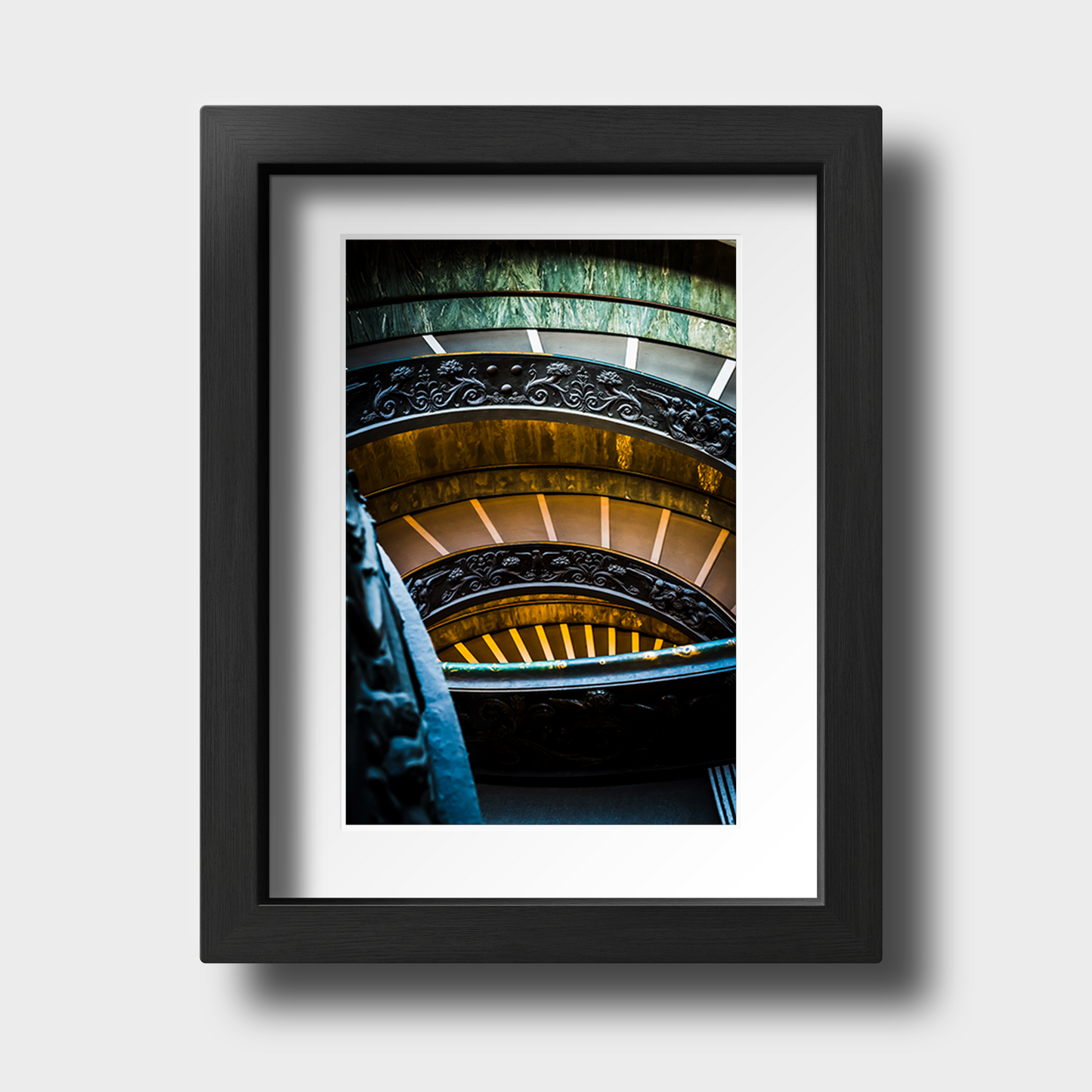 Tirage photo de Rome "Bramante Spiral stairs of the Vatican" - Rome - The Artistic Way
