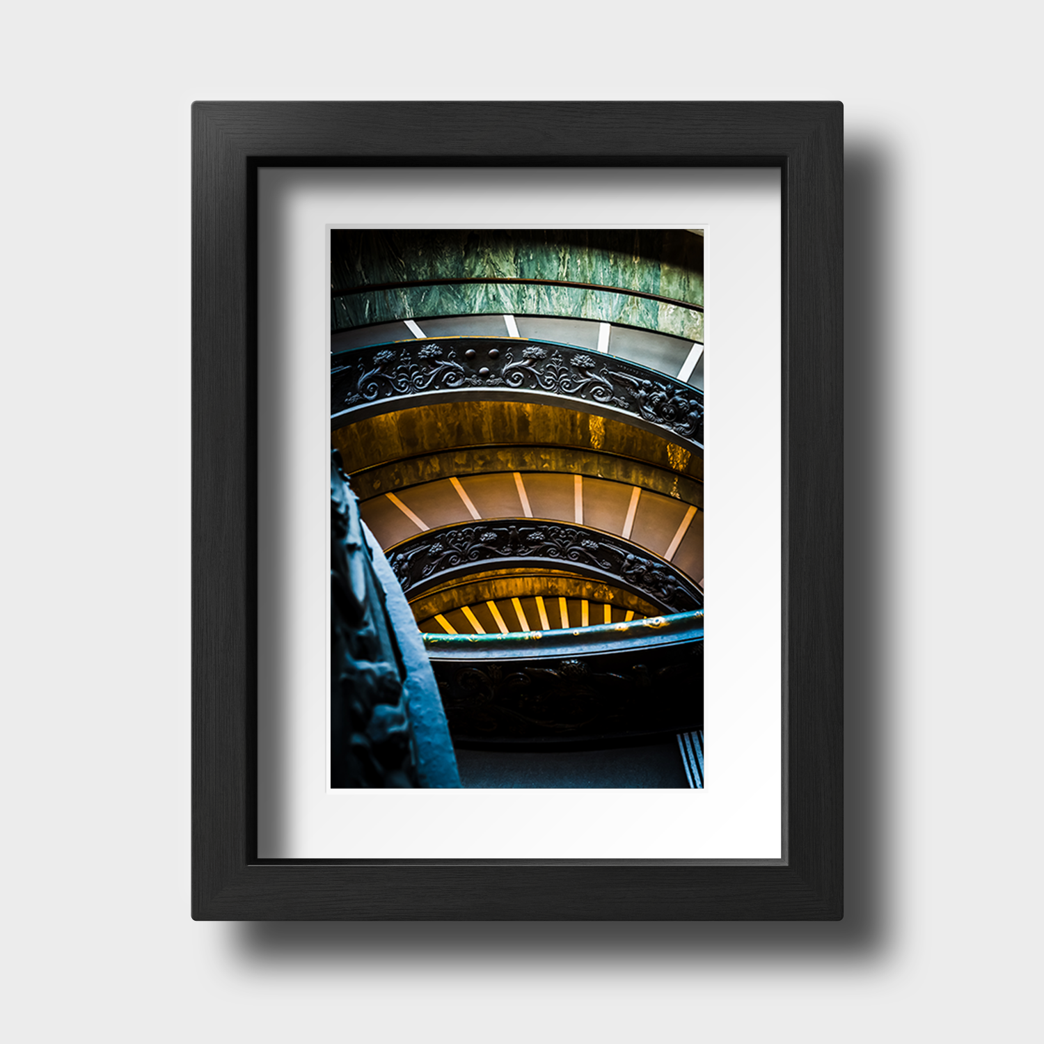Tirage photo de Rome "Bramante Spiral stairs of the Vatican" - Rome - The Artistic Way
