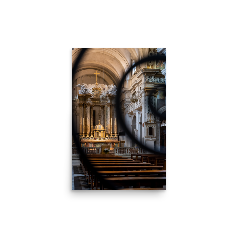 Tirage photo de Rome "Inside Trinità Dei Monti" - Rome - The Artistic Way