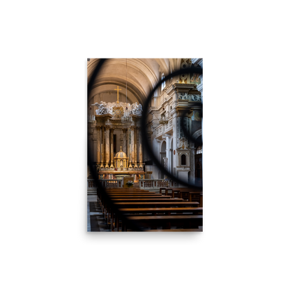 Tirage photo de Rome "Inside Trinità Dei Monti" - Rome - The Artistic Way