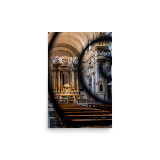 Tirage photo de Rome "Inside Trinità Dei Monti" - Rome - The Artistic Way