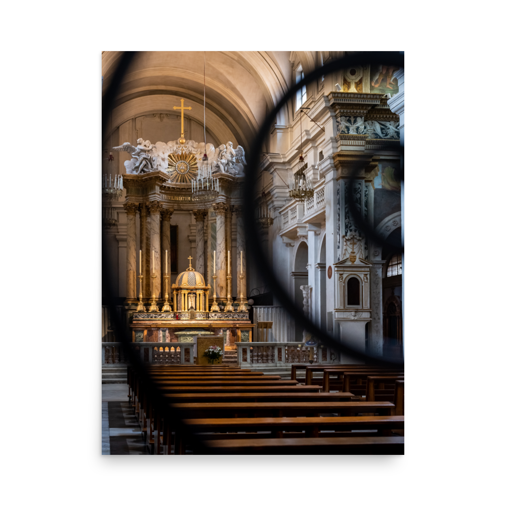 Tirage photo de Rome "Inside Trinità Dei Monti" - Rome - The Artistic Way