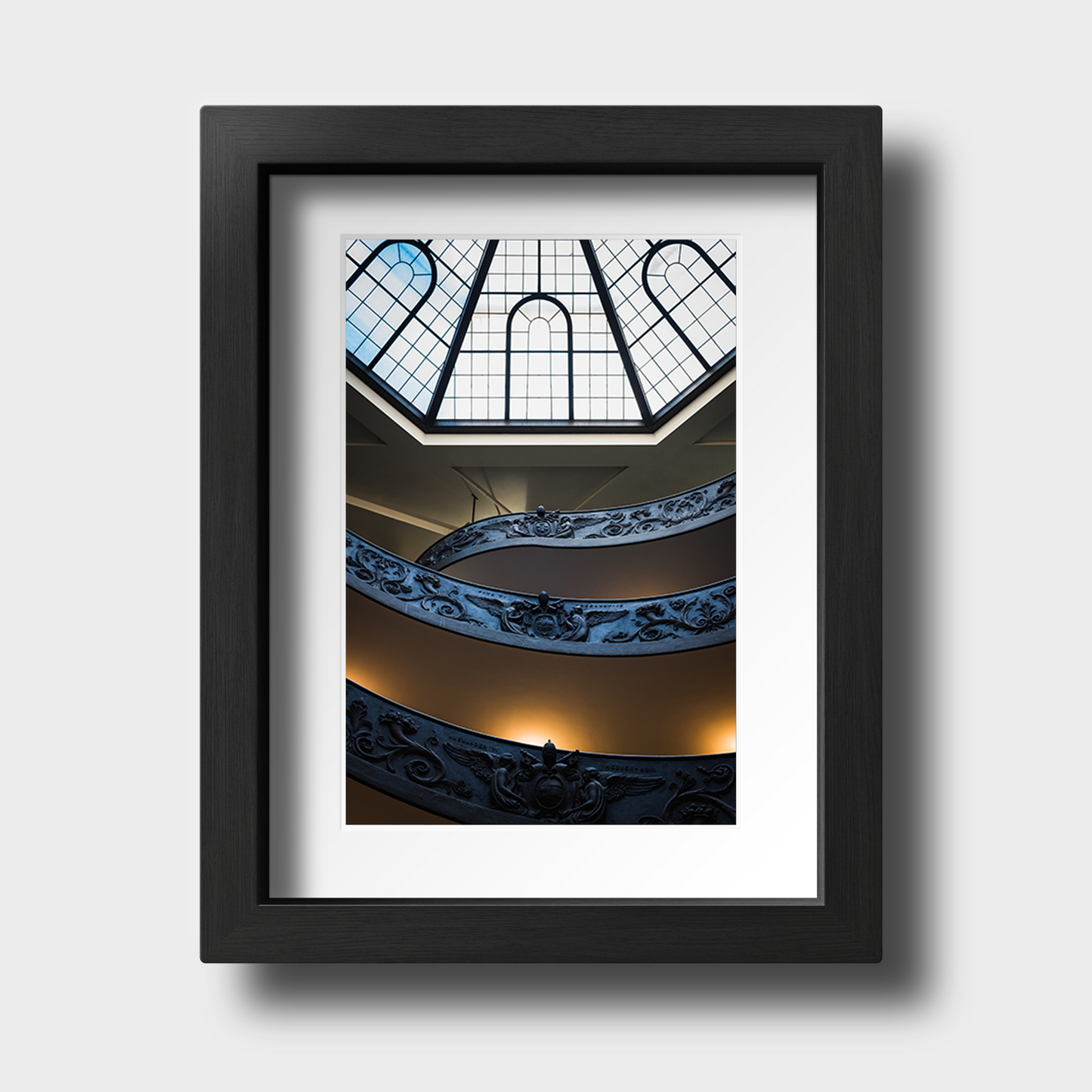 Tirage photo de Rome "L'escalier de Bramante au Vatican" - Rome - The Artistic Way