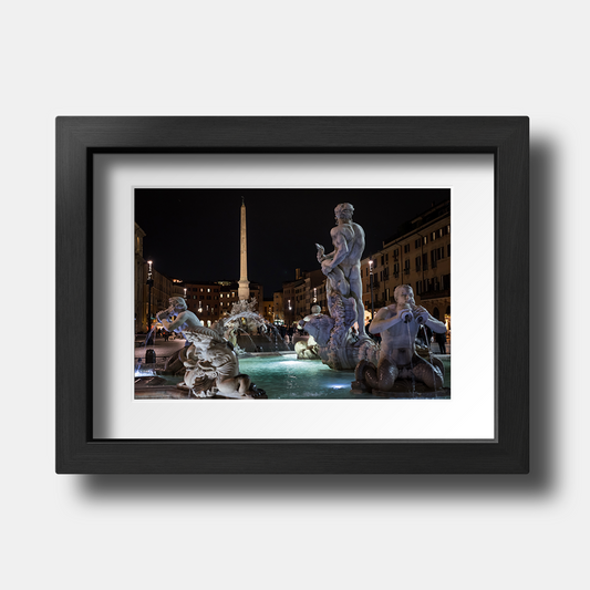 Tirage photo de Rome "Piazza Navona at Night" - Rome - The Artistic Way