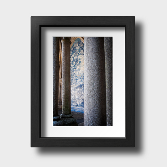Tirage de Porto - Azulejo of the cathedral - Porto