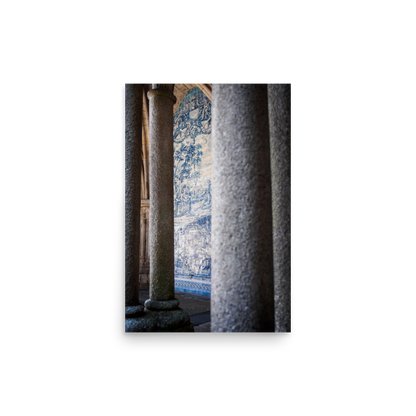 Tirage de Porto - Azulejo of the cathedral - Porto