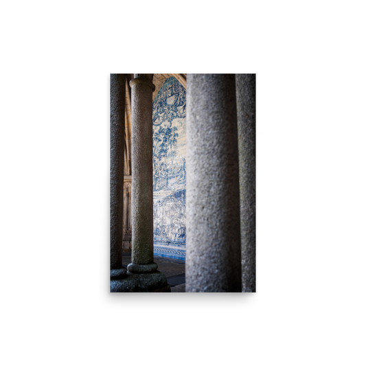 Tirage de Porto - Azulejo of the cathedral - Porto
