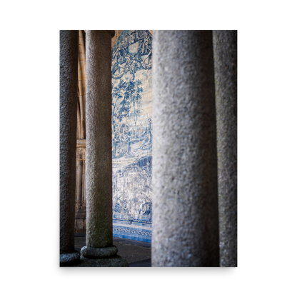 Tirage de Porto - Azulejo of the cathedral - Porto