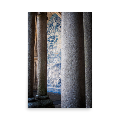 Tirage de Porto - Azulejo of the cathedral - Porto