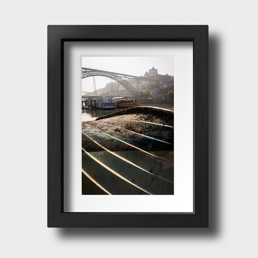 Tirage photo de Porto "Dom Luis I bridge from the banks of the Douro river" - Porto