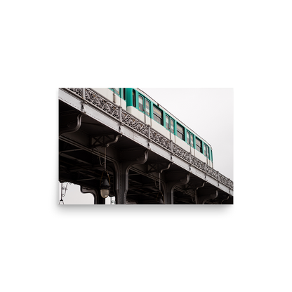 Tirage photo de Paris "Bir Hakeim - Métro Ligne 6" - Paris - The Artistic Way