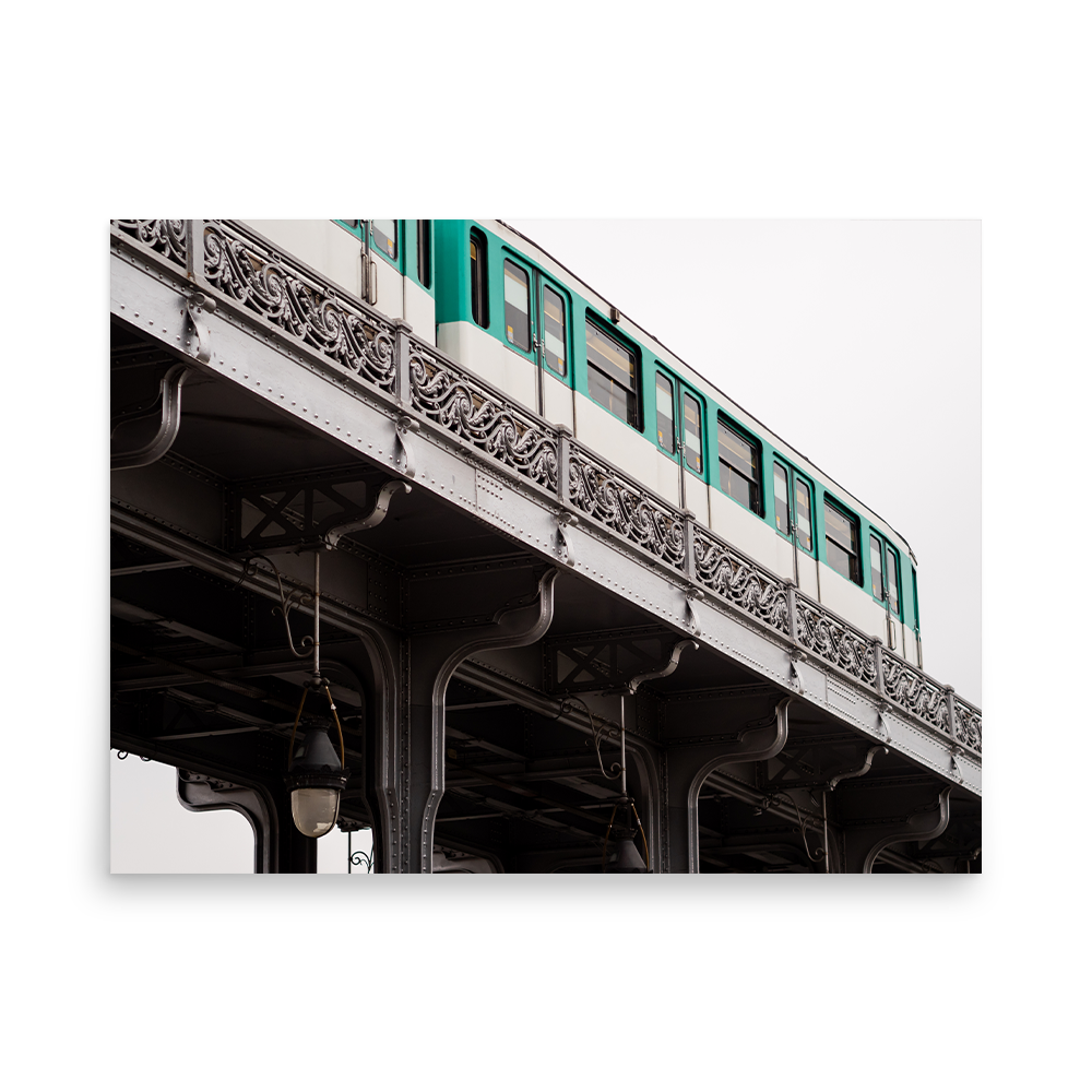Tirage photo de Paris "Bir Hakeim - Métro Ligne 6" - Paris - The Artistic Way