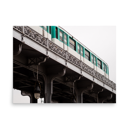 Tirage photo de Paris "Bir Hakeim - Métro Ligne 6" - Paris - The Artistic Way