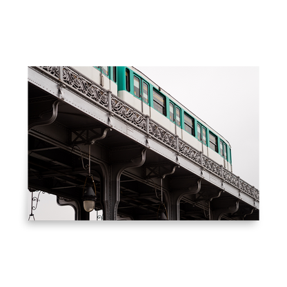 Tirage photo de Paris "Bir Hakeim - Métro Ligne 6" - Paris - The Artistic Way