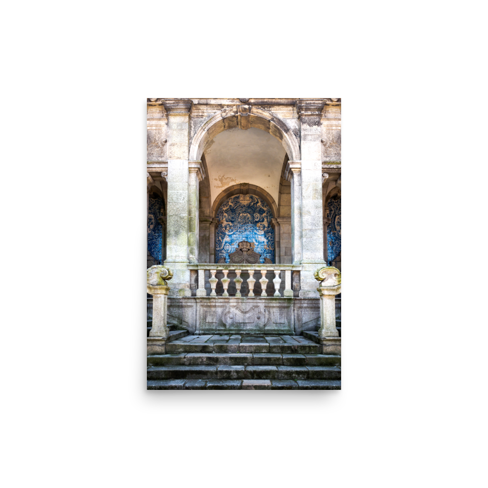 Tirage photo de Porto « Azulejos of the secondary entrance of the Se Cathedral » – Porto