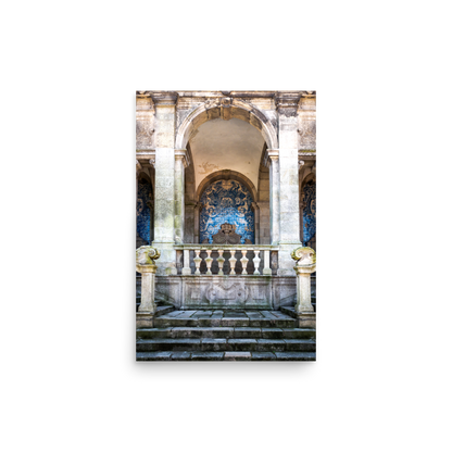 Tirage photo de Porto « Azulejos of the secondary entrance of the Se Cathedral » – Porto