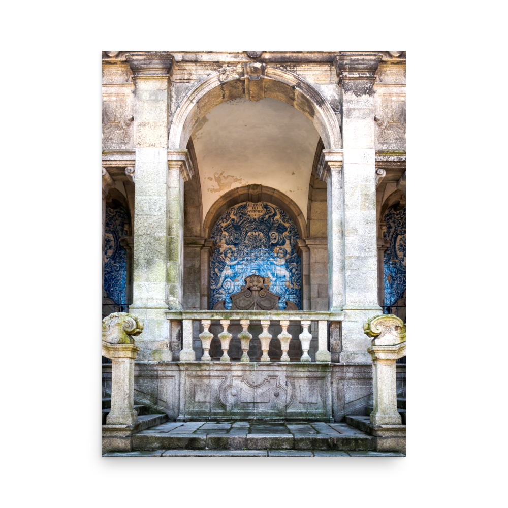Tirage photo de Porto « Azulejos of the secondary entrance of the Se Cathedral » – Porto