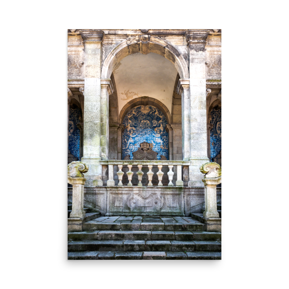 Tirage photo de Porto « Azulejos of the secondary entrance of the Se Cathedral » – Porto