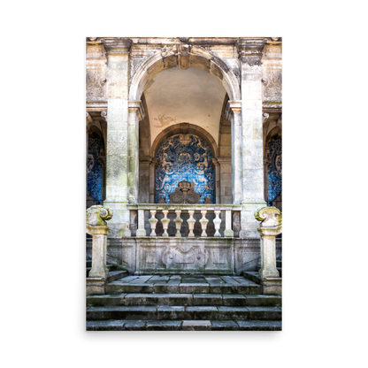Tirage photo de Porto « Azulejos of the secondary entrance of the Se Cathedral » – Porto