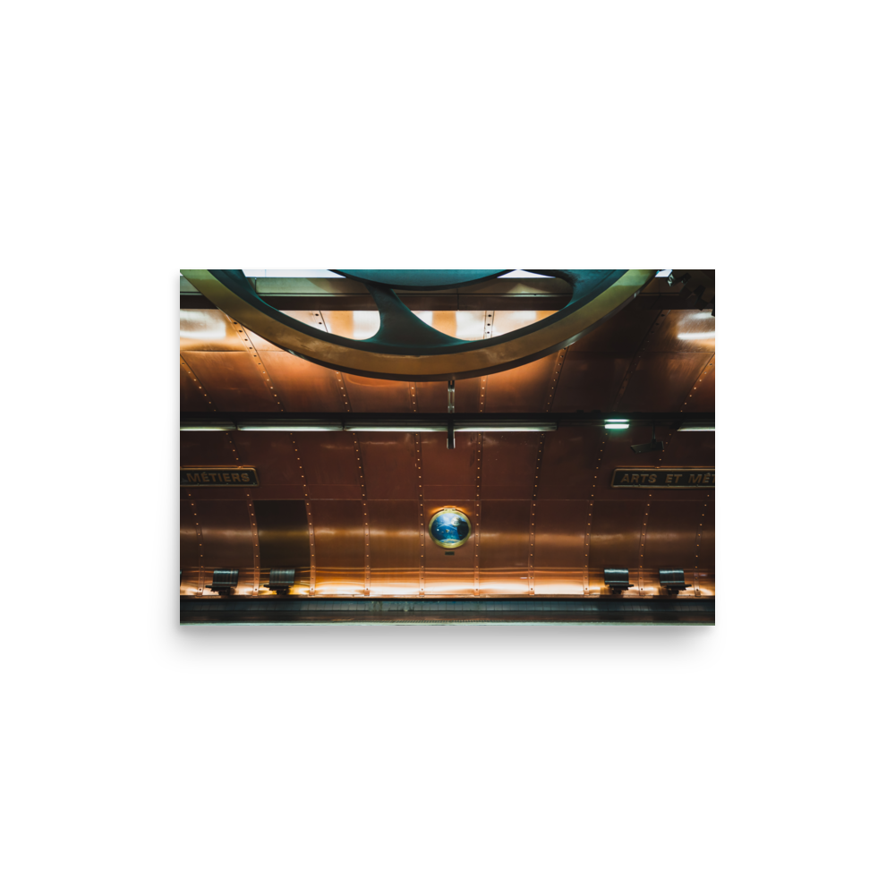 Tirage photo de Paris "Station Arts et Métiers" - Paris - The Artistic Way