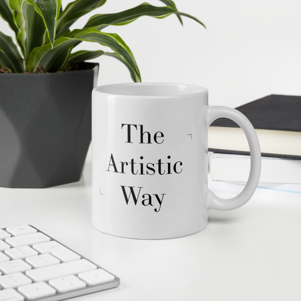 Mug Blanc Brillant - The Artistic Way