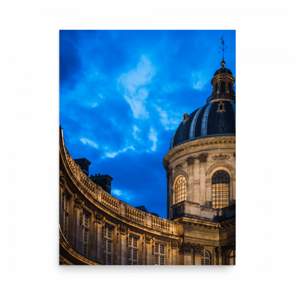 Tirage photo de Paris "Institut de France at Blue Hour" - Paris - The Artistic Way