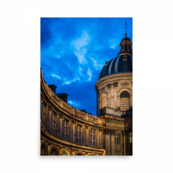 Tirage photo de Paris "Institut de France at Blue Hour" - Paris - The Artistic Way
