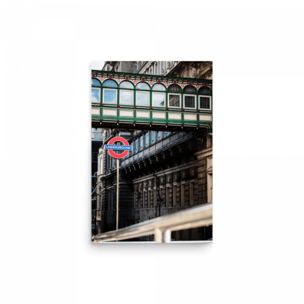 Tirage photo de Londres "London Underground Overground" - Londres - The Artistic Way