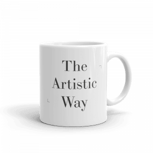 Mug Blanc Brillant - The Artistic Way